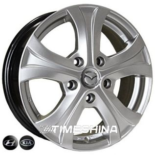 Литые диски Replica Kia (7447) W6 R15 PCD5x114.3 ET49 DIA67.1 HS