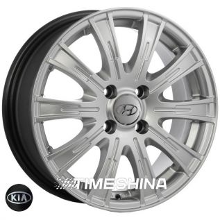 Литые диски Replica Kia (9123) W6 R15 PCD4x100 ET45 DIA54.1 HS