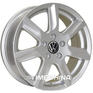 Литые диски Replica Volkswagen (7314) W6 R15 PCD5x100 ET40 DIA57.1 silver