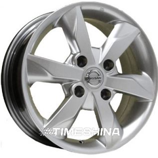 Литые диски Replica Nissan (D663) W6 R15 PCD4x114.3 ET40 DIA66.1 HS