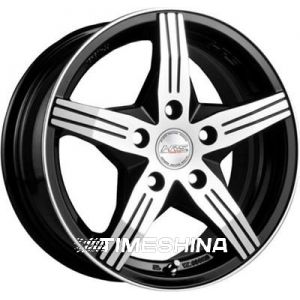 Литые диски Racing Wheels H-458 BK-F/P W7 R16 PCD5x100 ET40 DIA73.1