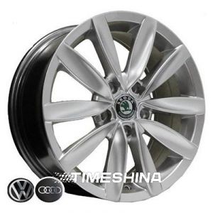 Литые диски Replica Skoda (D015) HS W7 R16 PCD5x112 ET43 DIA57.1