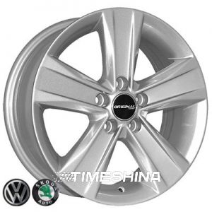Литые диски Replica Volkswagen (492) W5.5 R14 PCD5x100 ET40 DIA57.1 silver