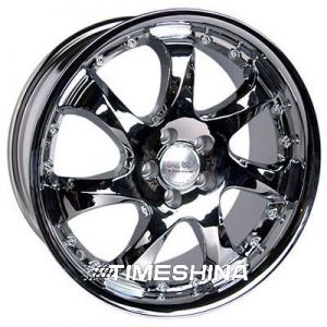 Литые диски Racing Wheels H-371 chrome W7.5 R17 PCD5x100 ET45 DIA73.1