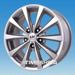 Литые диски Kormetal KM 775 Mirage silver W6.5 R15 PCD5x100 ET37 DIA67.1