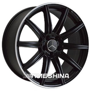 Литые диски Replica Mercedes (MR857) W8.5 R19 PCD5x112 ET38 DIA66.6 MBL