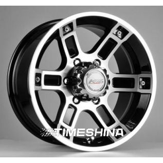 Литые диски Racing Wheels H-468 BK-F/P W7 R15 PCD6x139.7 ET0 DIA110.5