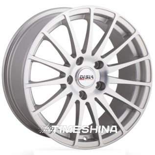 Литые диски Disla 820 W8 R18 PCD5x100 ET42 DIA72.6 silver