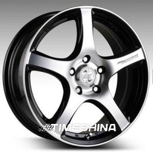 Литые диски Racing Wheels H-531 BK-F/P W6.5 R15 PCD5x100 ET35 DIA67.1