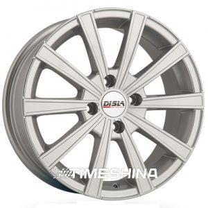 Литые диски Disla 610 W7 R16 PCD4x108 ET38 DIA67.1 silver