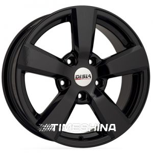 Литые диски Disla 603 W7 R16 PCD5x100 ET38 DIA72.6 black