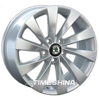 Литые диски Replay Skoda (SK54) W7 R16 PCD5x112 ET45 DIA57.1 silver