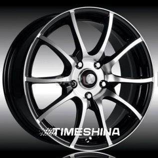 Литые диски Racing Wheels H-470 BK-F/P W6 R14 PCD4x98 ET38 DIA58.6