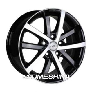 Литые диски Racing Wheels H-565 BK-F/P W7 R16 PCD5x108 ET42 DIA73.1