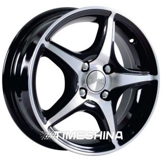 Литые диски Скад Фортуна алмаз W5.5 R14 PCD4x100 ET43 DIA67.1