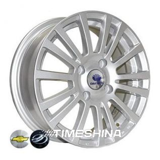 Литые диски Replica Chevrolet (7379) W6 R15 PCD4x114.3 ET44 DIA56.6 silver