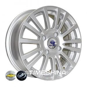 Литые диски Replica Daewoo (7379) W6 R15 PCD4x114.3 ET44 DIA56.6 silver