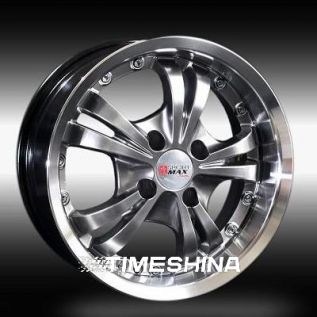 Литые диски Sportmax Racing SR132 HBLP W6 R14 PCD4x100 ET32 DIA67.1