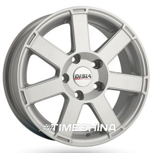 Литые диски Disla 501 W6.5 R15 PCD4x108 ET25 DIA65.1 silver