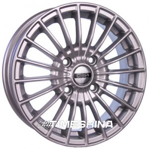 Литые диски Tech Line TL537 W6 R15 PCD5x112 ET45 DIA57.1 silver