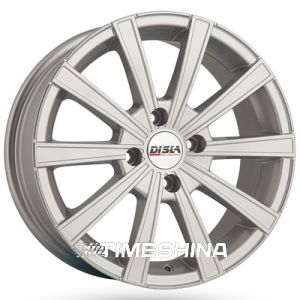 Литые диски Disla 510 W6.5 R15 PCD4x100 ET38 DIA67.1 silver