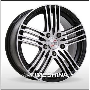 Литые диски Storm SM-278 BP W7 R16 PCD5x100 ET45 DIA67.1