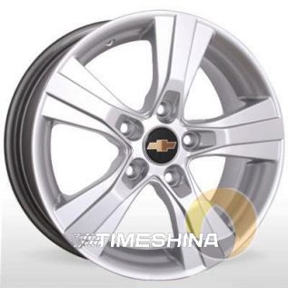 Литые диски Storm YQR-019 silver W6.5 R15 PCD5x105 ET39 DIA56.6