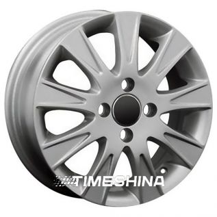 Литые диски Replica Chevrolet (GM12) W6 R15 PCD4x100 ET44 DIA56.6 silver