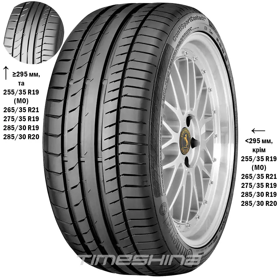 Летние шины Continental ContiSportContact 5P 255/40 ZR20 101Y XL FR N0