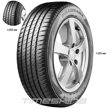 Летние шины Firestone Roadhawk 195/55 R16 87H