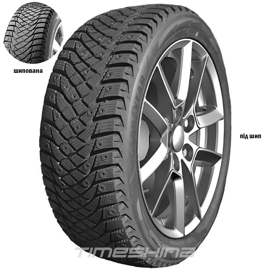 Зимние шины Goodyear UltraGrip Arctic 2 215/55 R17 98T XL (под шип)