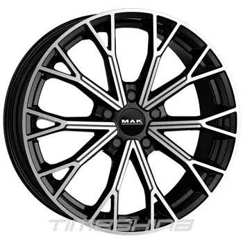 Литые диски Mak Asphalt W8.5 R19 PCD5x112 ET20 DIA66.45 black mirror