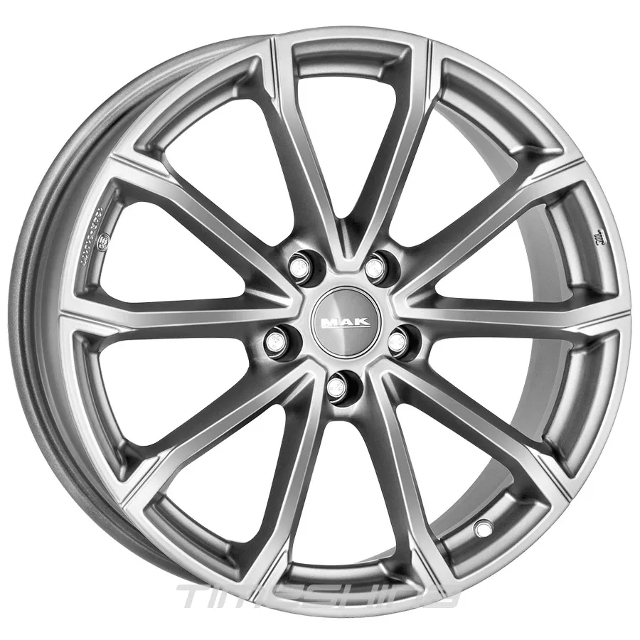 Литые диски Mak Davinci W7 R17 PCD5x110 ET40 DIA65.1 light titan