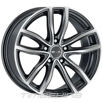 Литые диски Mak Fahr W8 R17 PCD5x112 ET30 DIA66.6 gloss black