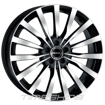 Литые диски Mak Krone W8.5 R20 PCD5x130 ET32 DIA84.1 black mirror