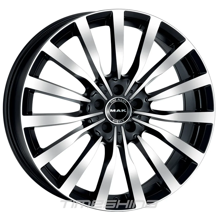 Литые диски Mak Krone W8.5 R20 PCD5x130 ET32 DIA84.1 black mirror