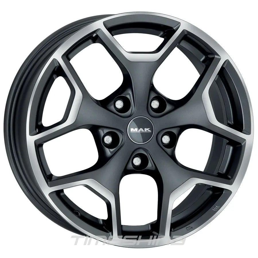Литые диски Mak Liberty W7.5 R17 PCD5x110 ET39 DIA65.1 gun met-mirror face
