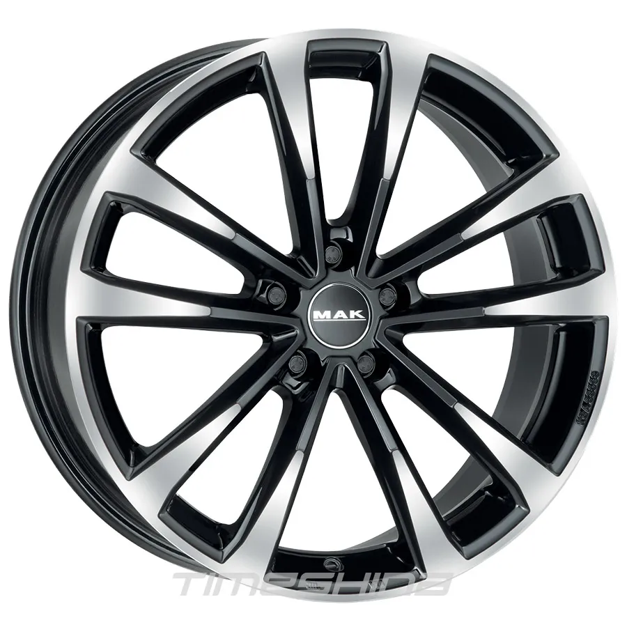 Литые диски Mak Main W7.5 R17 PCD5x108 ET45 DIA72 black mirror