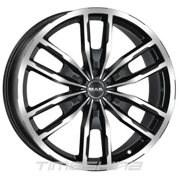 Литі диски Mak Peak W8 R18 PCD6x139.7 ET24 DIA106.1 black mirror