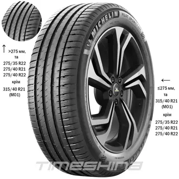 Летние шины Michelin Pilot Sport 4 SUV 285/45 R22 114Y XL FSL