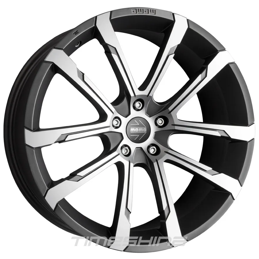 Литые диски Momo Quantum Evo W9.5 R19 PCD5x112 ET45 DIA79.6 matt anthracite polished