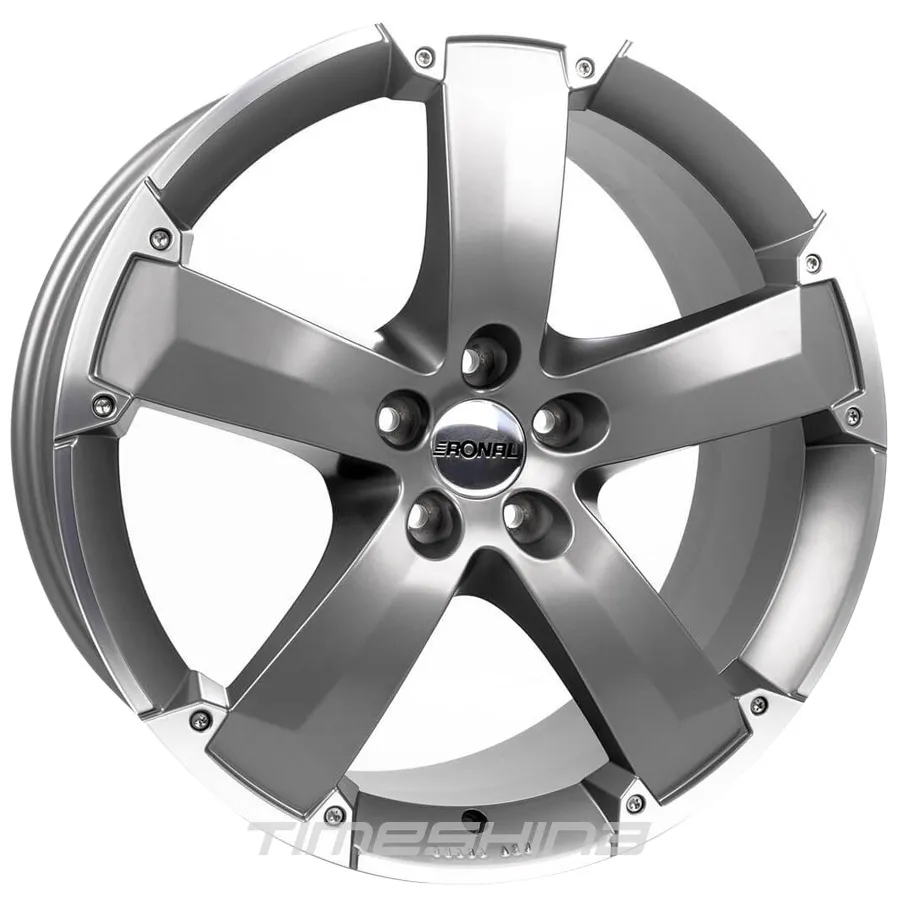 Литые диски Ronal R47 W8 R17 PCD5x118 ET45 DIA71 titanium-rim lip diamond cut