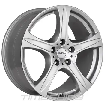 Литые диски Ronal R55 SUV W9.5 R20 PCD5x120 ET50 DIA76 crystal silver