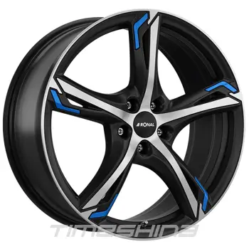 Литі диски Ronal R62 W7.5 R18 PCD5x112 ET50 DIA76.1 JBM/FC blue
