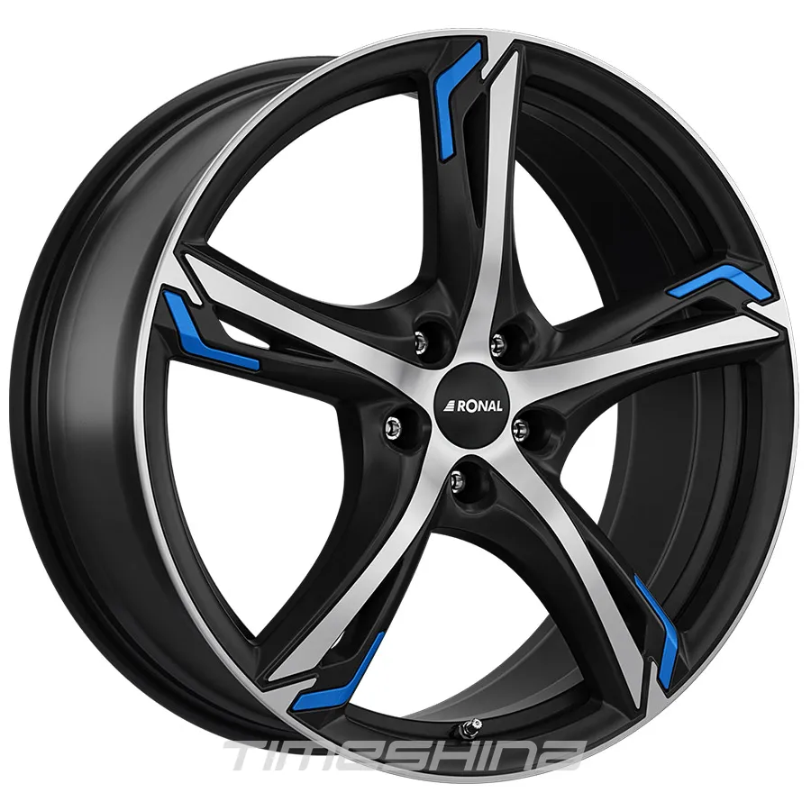 Литі диски Ronal R62 W7.5 R18 PCD5x112 ET50 DIA76.1 JBM/FC blue