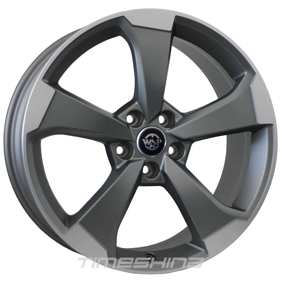 Литые диски WSP Italy Audi (W572) Lipari W8 R19 PCD5x112 ET45 DIA57.1 matt gun metal polished