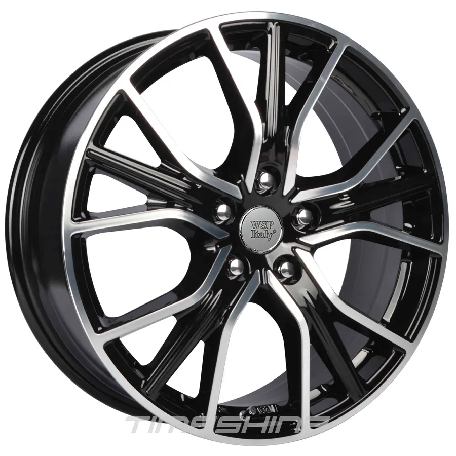 Литые диски WSP Italy Audi (WD004) Zurich W8 R18 PCD5x112 ET26 DIA66.6 glossy black polished