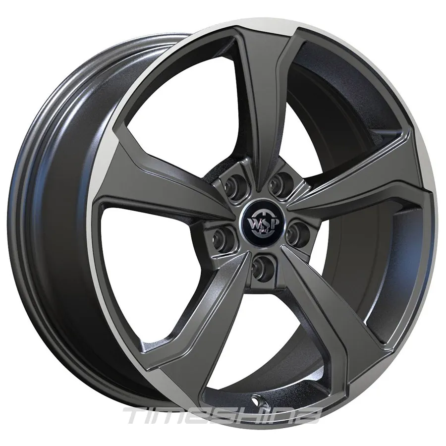 Литые диски WSP Italy Audi (WD005) Formentera W8 R18 PCD5x112 ET39 DIA66.6 matt gun metal polished