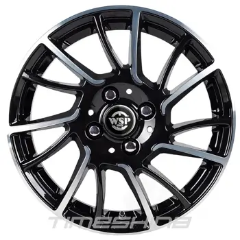 Литые диски WSP Italy Citroen-DS (WD009) Moon W W6 R15 PCD4x108 ET23 DIA65.1 glossy black polished