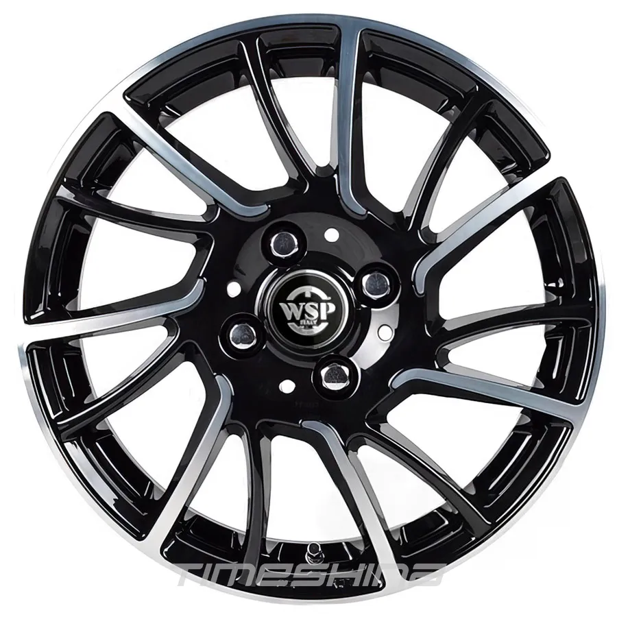 Литые диски WSP Italy Citroen-DS (WD009) Moon W W6 R15 PCD4x108 ET23 DIA65.1 glossy black polished